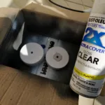 Coating the caps for UV